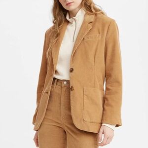 Levi Strauss Women’s Autumn Vintage Inspired Corduroy Blazer Size Small